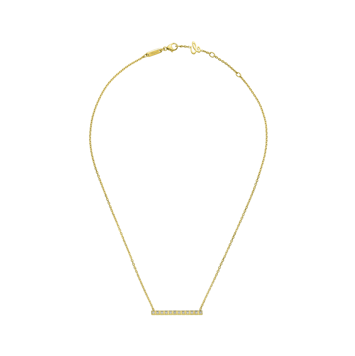 CHOPARD ICE CUBE FULL-SET DIAMONDS NECKLACE
